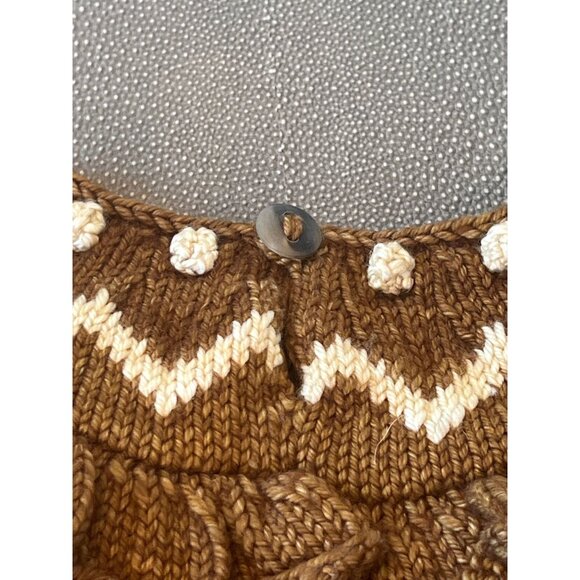 Misha & Puff Holiday Zig Zag Romper Nutmeg 0/6 EUC - Picture 5 of 6